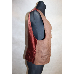 KAMIZELKA MOTOR SKÓRA MATERIAŁ QLINE rozm. 42